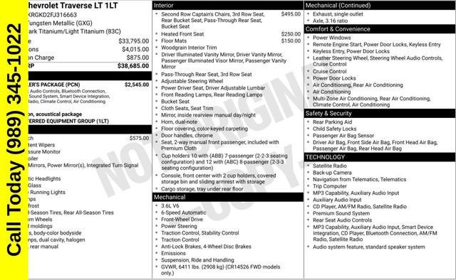 2015 Chevrolet Traverse LT