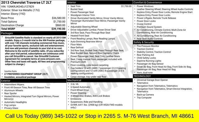 2013 Chevrolet Traverse LT