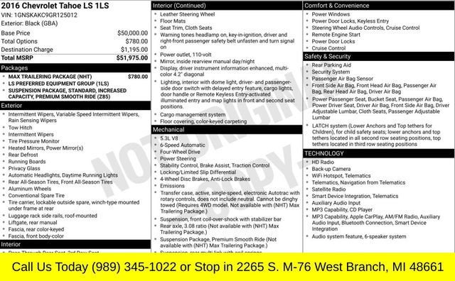 2016 Chevrolet Tahoe LS
