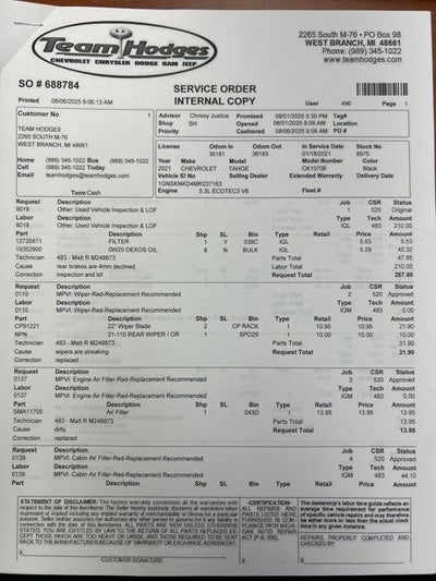 2021 Chevrolet Tahoe LT