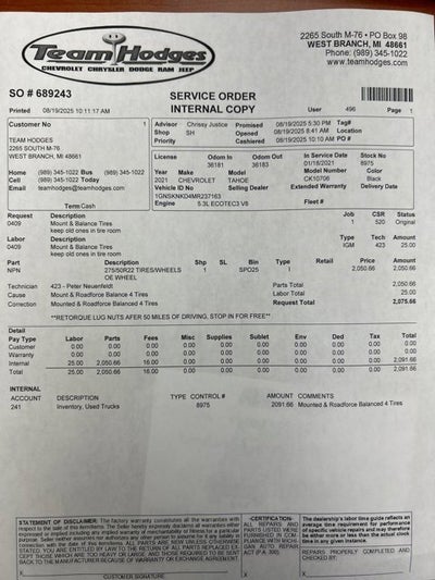 2021 Chevrolet Tahoe LT