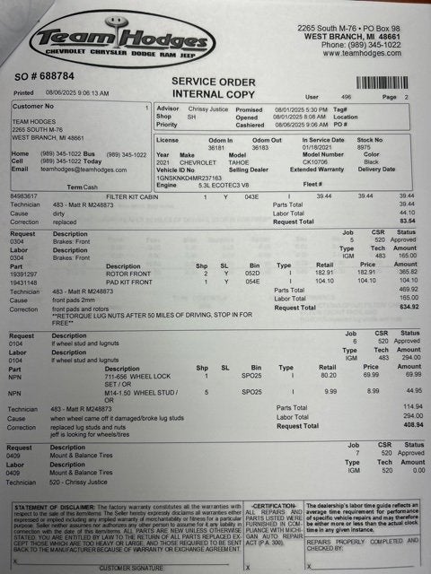 2021 Chevrolet Tahoe LT