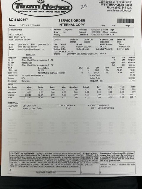 2012 GMC Sierra 2500 HD SLE
