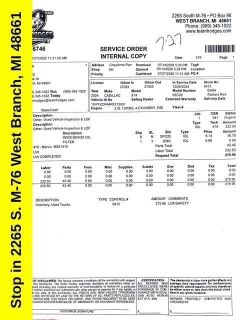 2024 Cadillac XT4 Premium Luxury