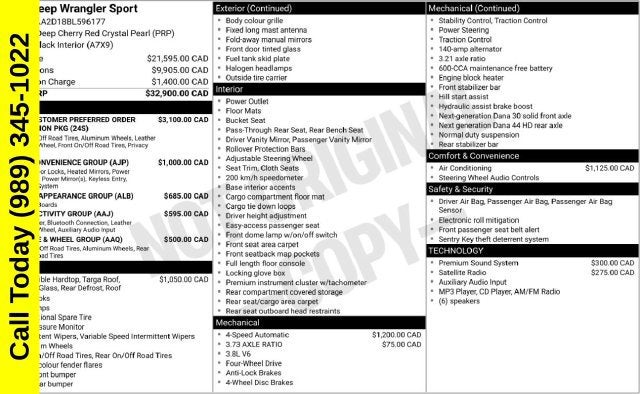 2011 Jeep Wrangler Sport