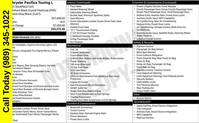 2023 Chrysler Pacifica Touring L