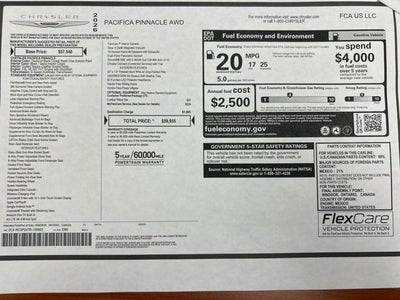2026 Chrysler Pacifica Pinnacle