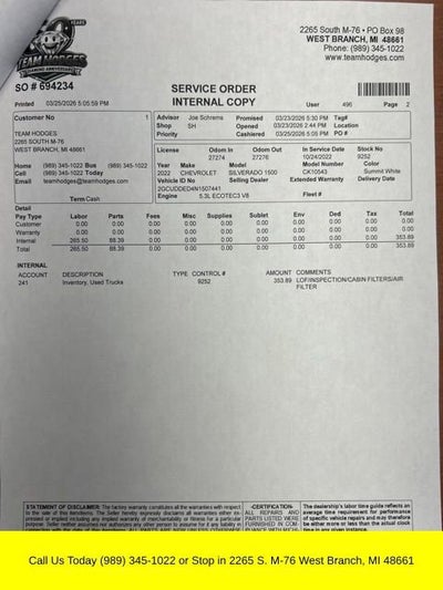 2022 Chevrolet Silverado 1500 LT