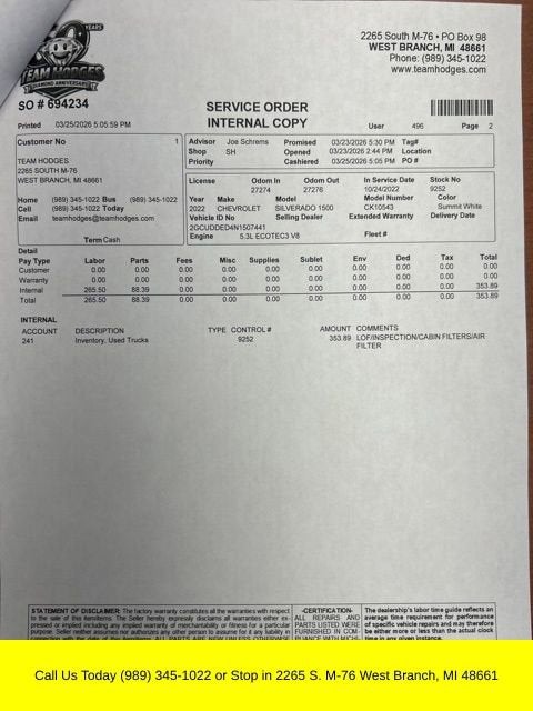 2022 Chevrolet Silverado 1500 LT