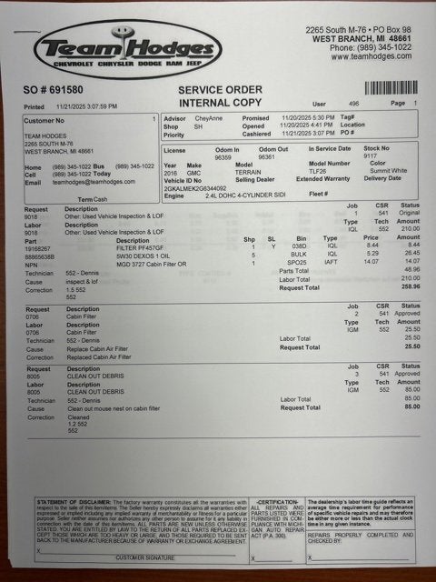 2016 GMC Terrain SLE