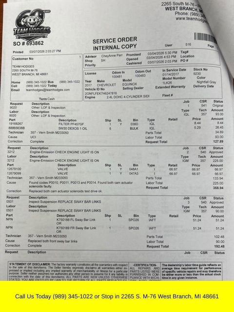 2017 Chevrolet Equinox LT