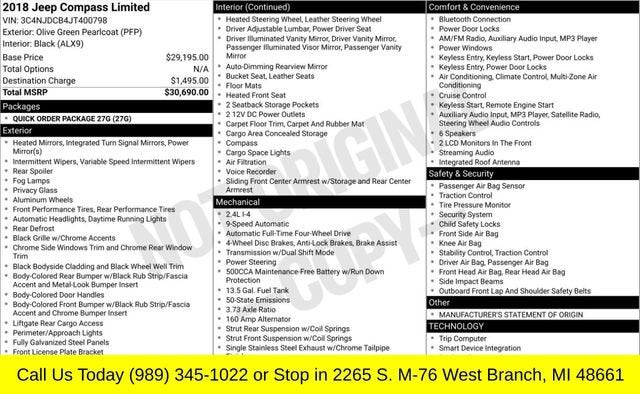 2018 Jeep Compass Limited