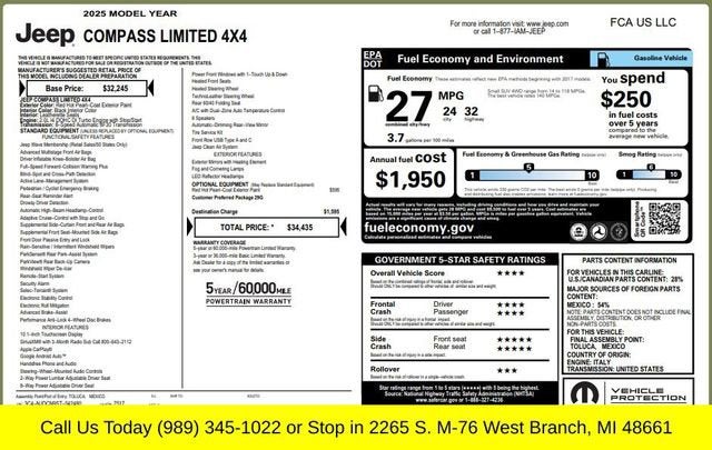 2025 Jeep Compass Limited