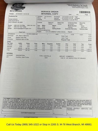 2021 RAM 3500 Big Horn