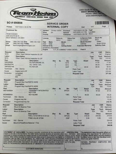 2024 RAM 3500 Big Horn
