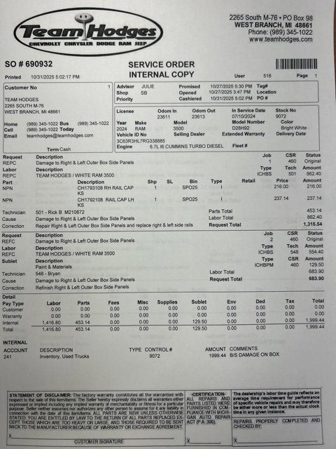 2024 RAM 3500 Big Horn