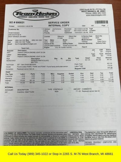 2015 RAM 1500 Big Horn