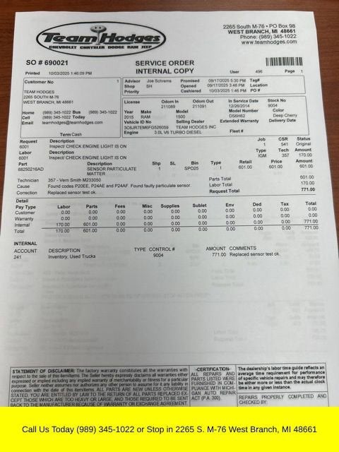 2015 RAM 1500 Big Horn