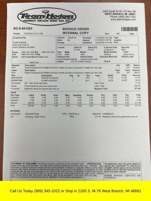 2015 RAM 1500 Big Horn