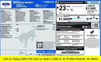 2023 Ford Bronco Sport Badlands