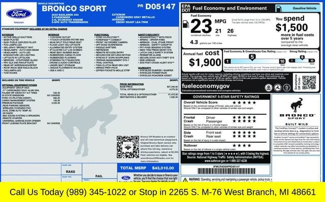 2023 Ford Bronco Sport Badlands