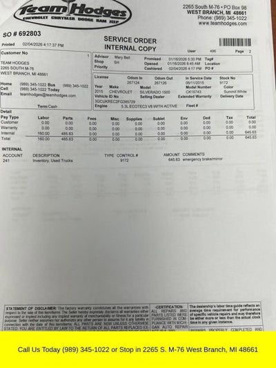 2015 Chevrolet Silverado 1500 LT