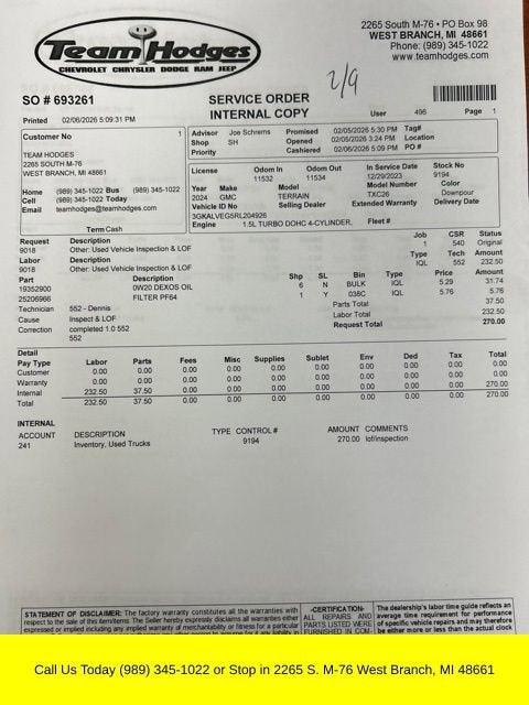 2024 GMC Terrain SLT