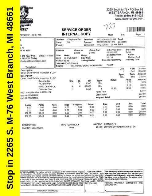 2026 Chevrolet Equinox LT