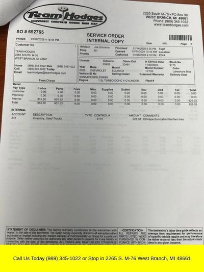 2025 Chevrolet Equinox LT