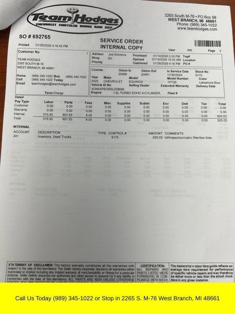 2025 Chevrolet Equinox LT