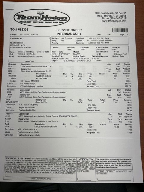 2020 Chevrolet Blazer 2LT