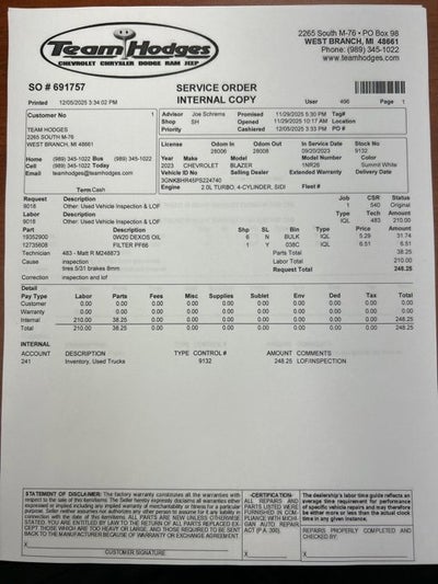 2023 Chevrolet Blazer 2LT