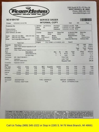 2023 Chevrolet Blazer 2LT