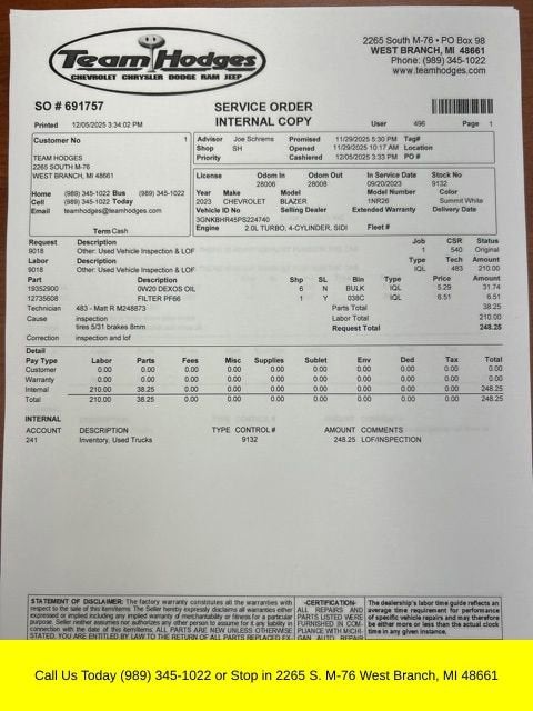 2023 Chevrolet Blazer 2LT