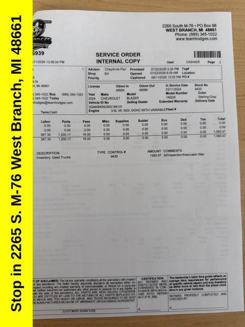 2024 Chevrolet Blazer RS