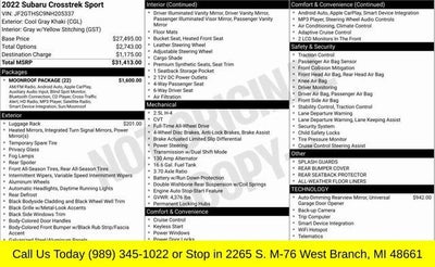 2022 Subaru Crosstrek Sport