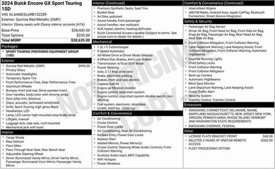 2024 Buick Encore GX Sport Touring