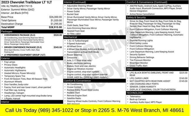 2023 Chevrolet Trailblazer LT